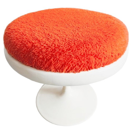 Image 1 of Vintage mid-century space age kruk oranje teddy pop art 1970's