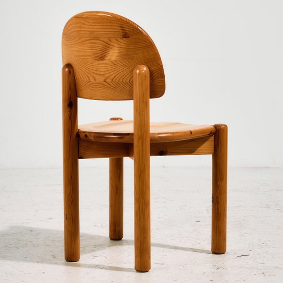 Image 1 of MK10156 Esstischgarnitur aus Kiefernholz von Rainer Daumiller für Hirtshals Savvaerk, 5er-Set