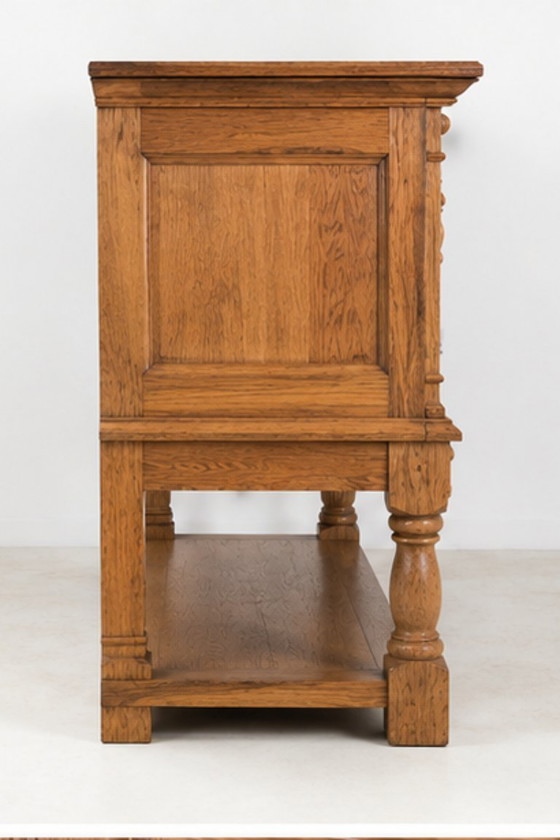 Image 1 of Solid oak sideboard