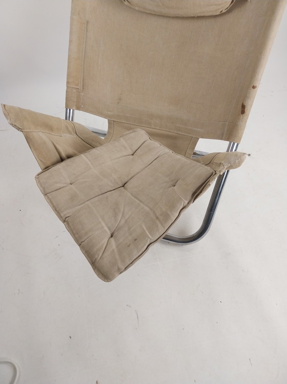 Image 1 of 1 sillón plegable de los años 70, diseñado por Borge Lindau y Bo Lindekrantz para Lammhults.
