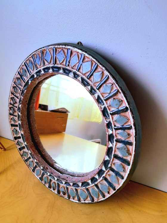Image 1 of Roland Zobel ceramic mirror