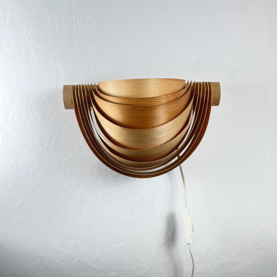 Image 1 of Translandia Duo Wall Lamp in Pine, Denmark, 1960-70