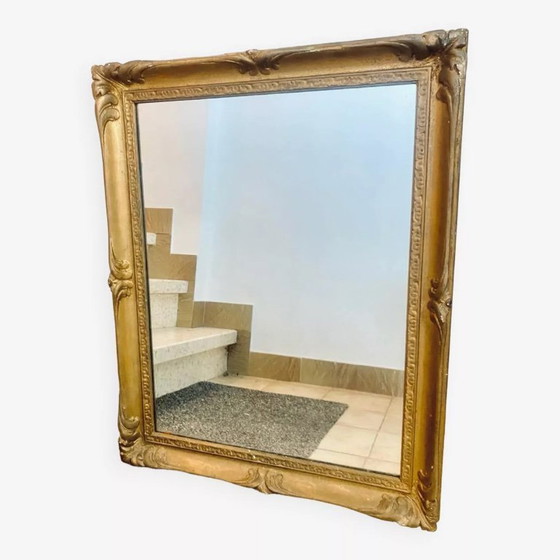 Image 1 of Specchio del XIX secolo con modanature dorate