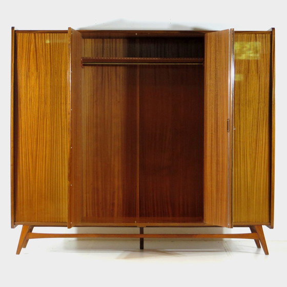 Image 1 of Grande armoire vintage Mid Century à 4 portes, années 1960