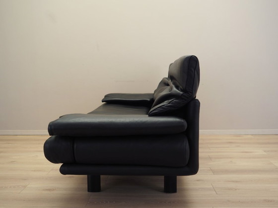 Image 1 of Leather sofa Alanda, Italian design, 1980s, manufacturer: B&B Italia, designer: Paolo Piva