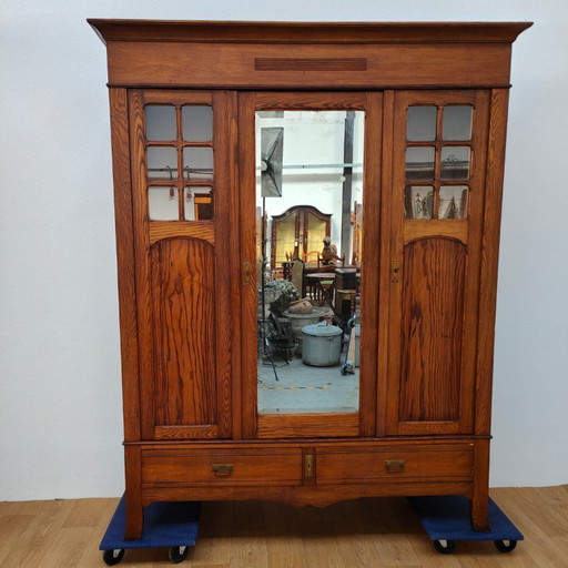 Vintage wardrobe, closet, detachable wardrobe