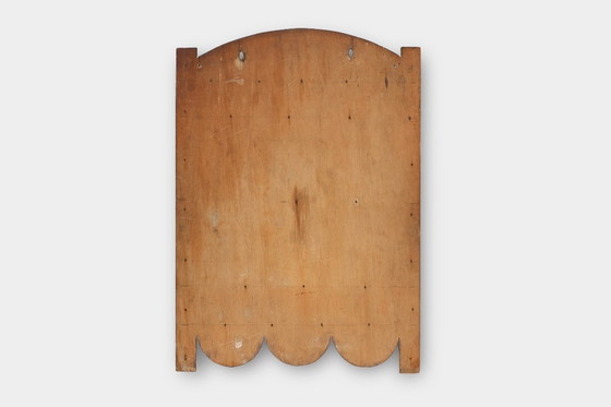 Image 1 of Eikenhouten scheerkast of medicijnkastje uit 1900