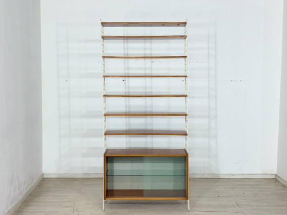 Image 1 of Estantería de pared modular de mediados de siglo, serie “Sybille” - década de 1960 / Estantería String