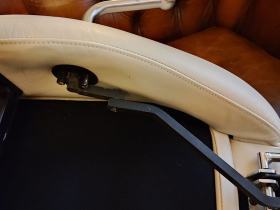 Image 1 of Paar Cassina K10 Dodo leren fauteuils