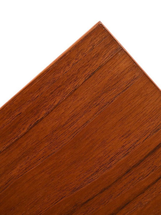 Image 1 of Table de chevet vintage en chêne clair scandinave