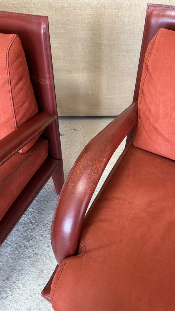 Image 1 of 2x Roche Bobois Leather Seat