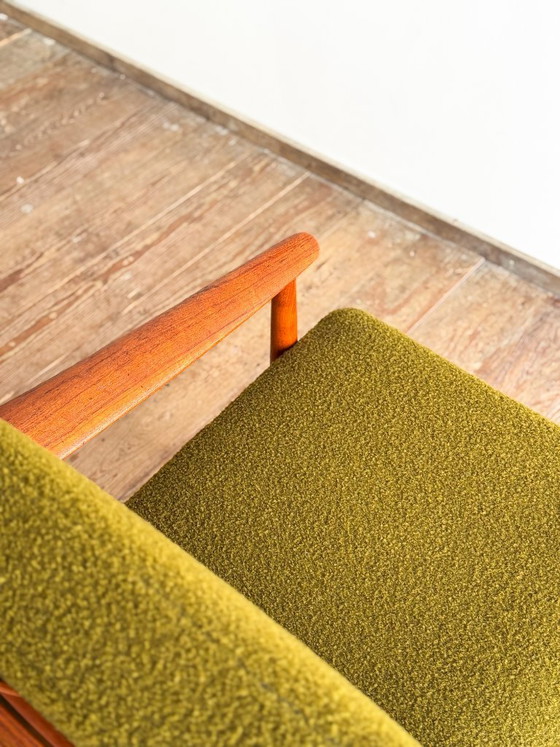 Image 1 of Teakhouten fauteuil FD 164 van Arne Vodder voor France and Son, Denemarken, jaren 60