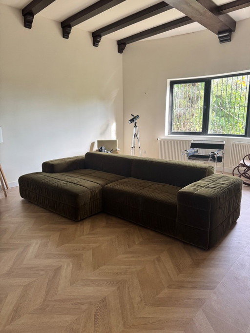 Sofá Hk Living verde oliva 