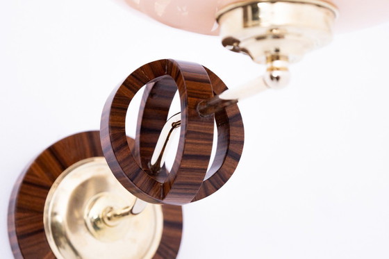 Image 1 of Lampade da parete Art Déco, anni '50, Polonia