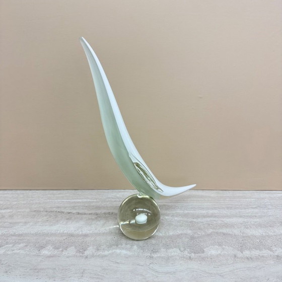 Image 1 of Escultura de cristal de Murano de Livio Seguso, Italia