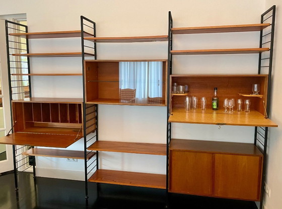 Image 1 of Sistema di scaffalature Staples Ladderax – anni '60