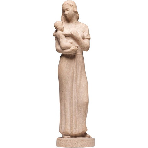 Vintage stoneware sculpture by Just Andersen, Denmark 1930