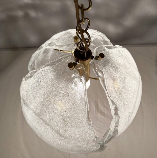 Plafonnier/suspension de Kaiser Leuchten, verre de Murano, Allemagne, années 1960