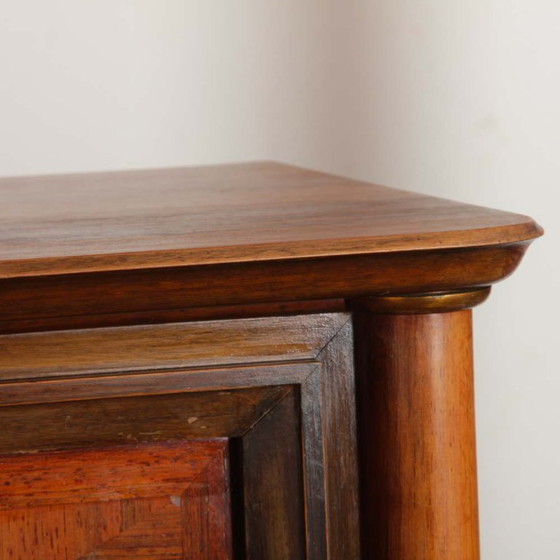 Image 1 of Gran armario de caoba, roble y nácar de los años 40