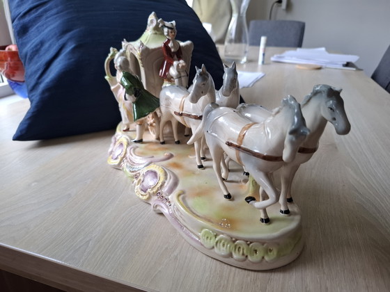 Carrosse en porcelaine de Gräfenthal Thuringe – Objets déco (photo 3 of 5)