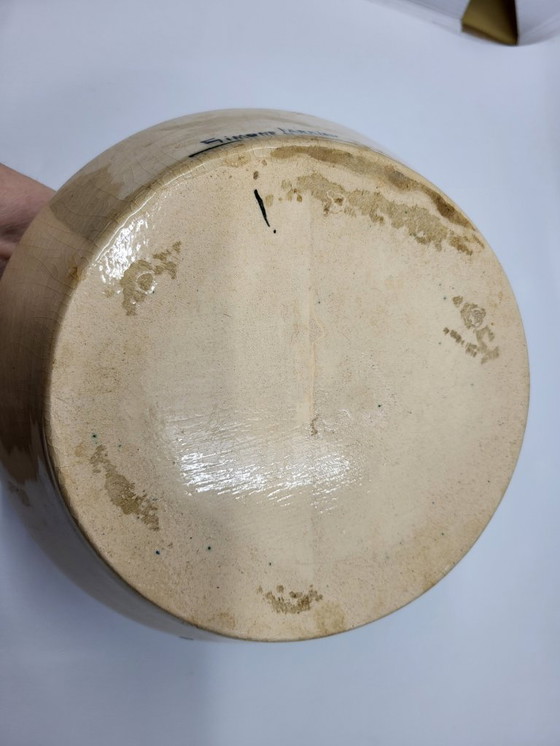 Image 1 of Simone Larrieu Art Deco Keramikvase, Frankreich, 1930