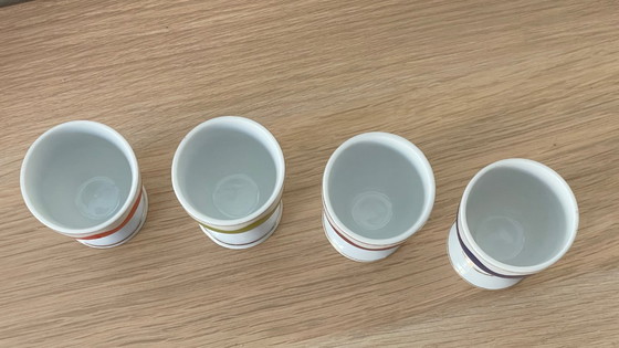 Image 1 of 4 vintage porseleinen eierdopjes