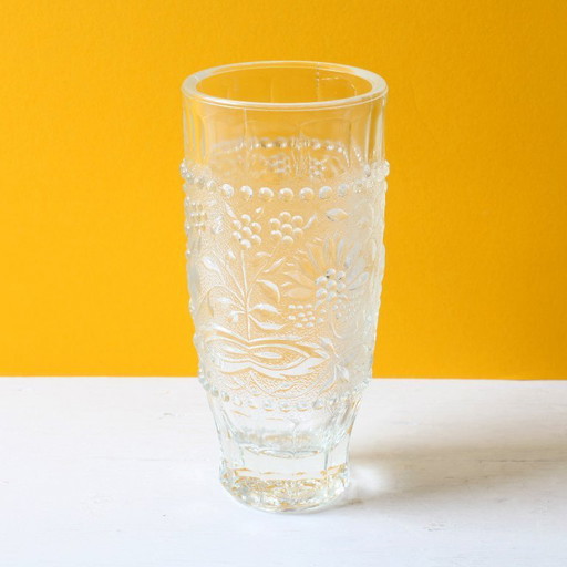 Vintage Cibulak Glass Vase by Pavel Panek: Mid-Century Modern Czech Design