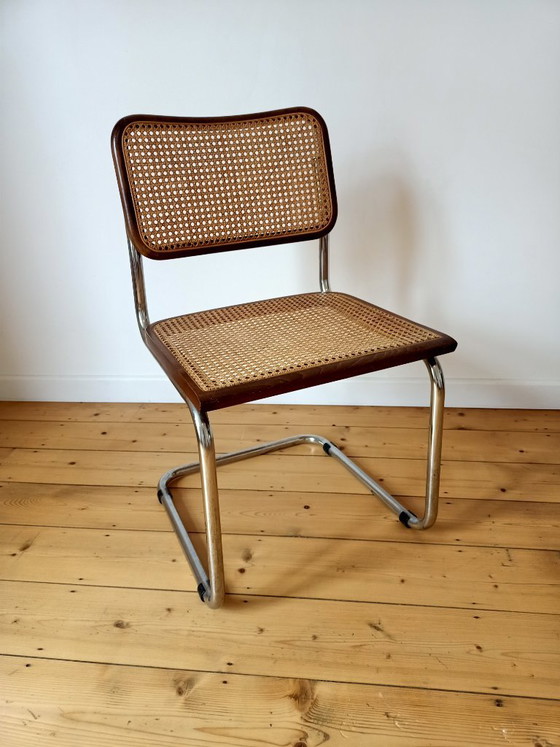 2 chaises Cesca dans le style de Marcel Breuer – Chaises de salle à manger, Wood, Chrome (photo 2 of 7)