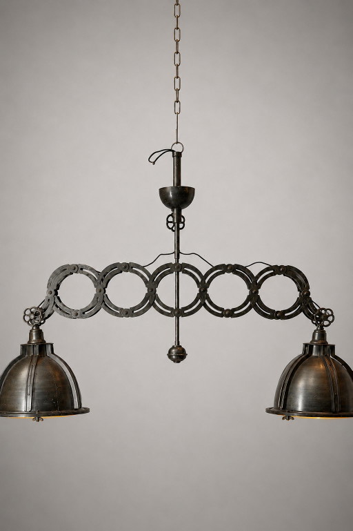 Suspension industrielle en forme de ciseaux – hanglampen