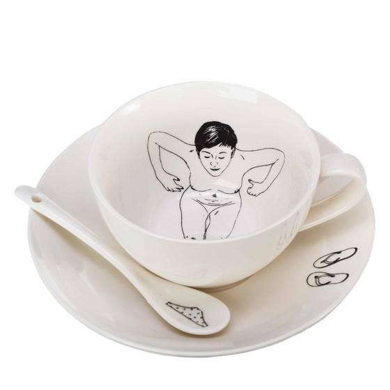 Image 1 of Pols Potten Undressed Tee Cups Set of 4