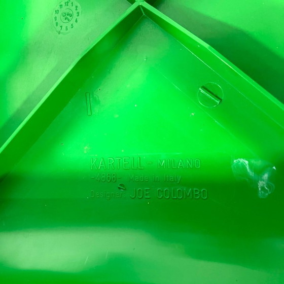 Image 1 of Sedia Universale modello 4868 verde di Joe Colombo per Kartell, anni '70