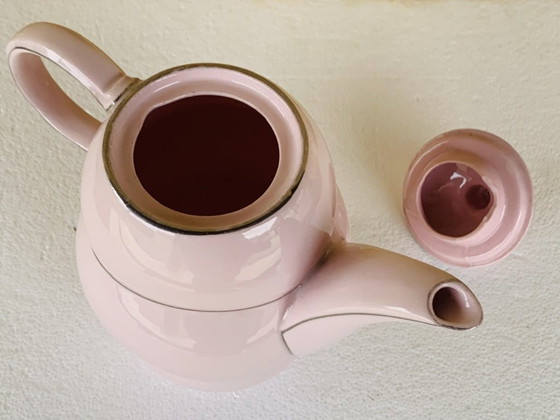 Image 1 of Art Deco theepot van RGK, Tsjechoslowakije, jaren 1930