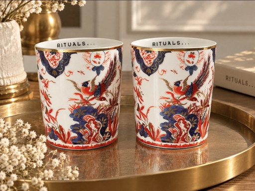 Rituals x Rijksmuseum – Limited Edition Luxury Kerzenhalter 'Flower Birds' (2er Set)