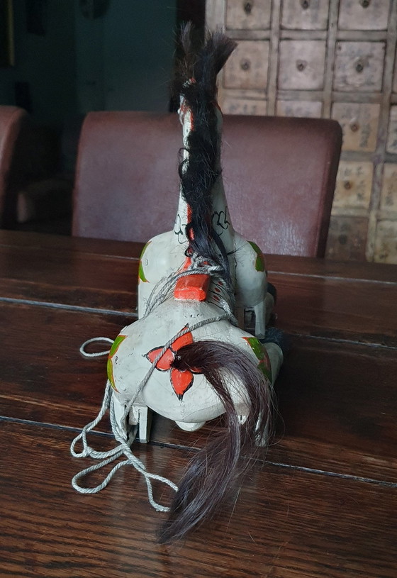 Image 1 of Pferd Marionette Alt Handgemacht