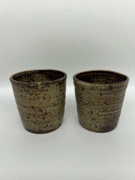 6 stoneware cups Le Cep