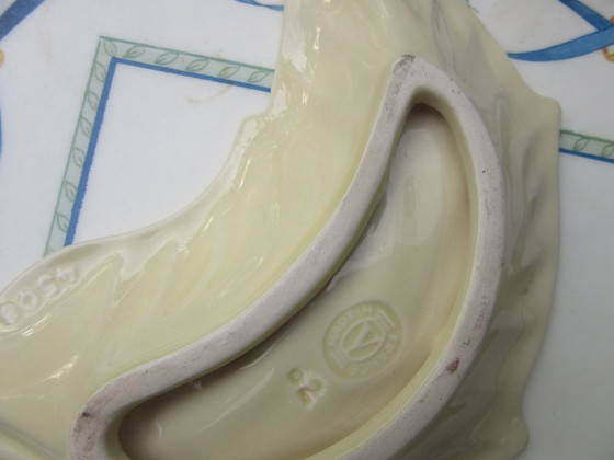 Image 1 of 3 Verceram Art Deco ceramic set of  serving trays signed and numbered 