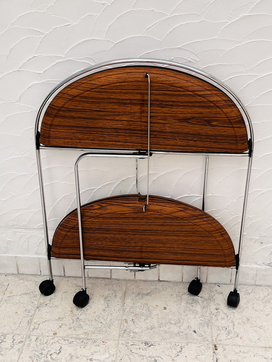 Image 1 of Oval folding sideboard