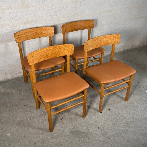 Image 1 of 4x Model 250 Eetkamerstoelen van Farstrup — Vintage deens