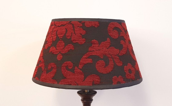 Image 1 of Round lampshade with flowers * Lampshade