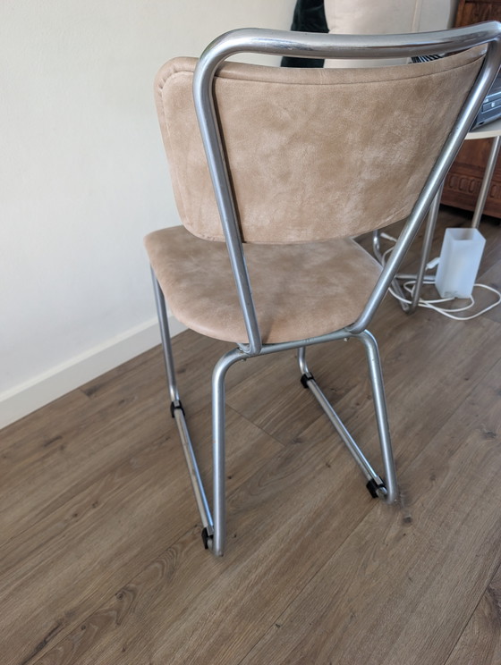 Sedie Gispen – Sedie da pranzo, Metal, Leather (photo 5 of 11)
