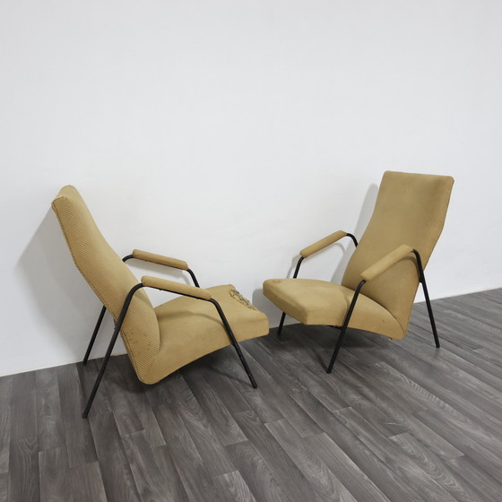 Image 1 of ALF SVENSSON LJUNG INDUSTRIER Pair of Armchairs Design Modernariato 1950’s
