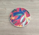 Lot de 2 sous-verres artistiques en céramique Corneille - Dans leur boîte d'origine