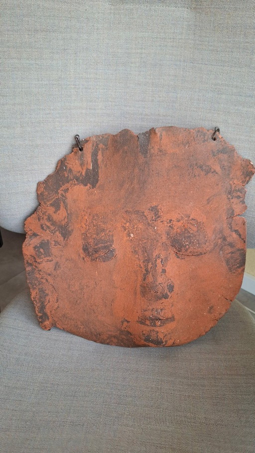 Sculpture murale en céramique de Mieken Wit-Kruiff – wanddecoratie, Ceramic