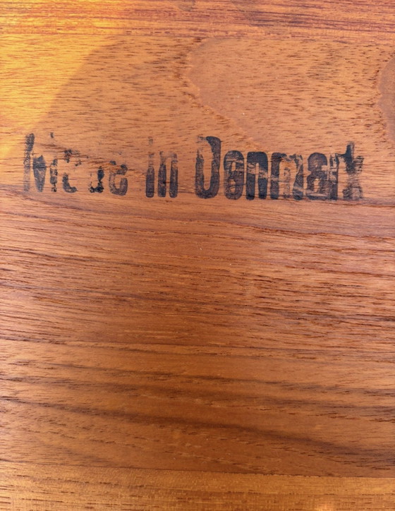 Image 1 of Vintage extendable Danish teak dining table '60