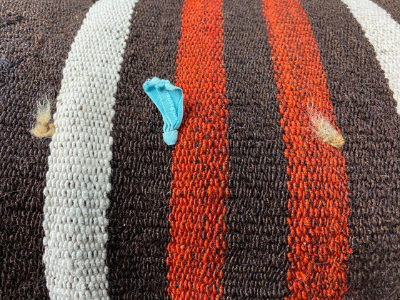Image 1 of Housse de coussin unique en kilim et tapis – 120 x 40 cm