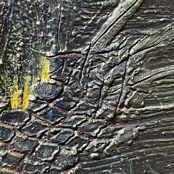 Erwin Mackowiak, Composition Abstraite, Huile sur Panneau, Années 1960 – Peintures et dessins (photo 5 of 9)