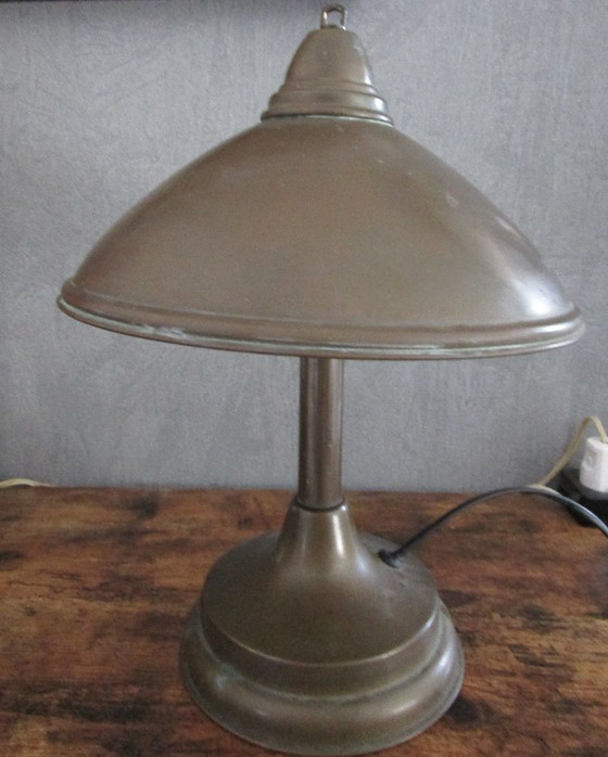 Image 1 of Lampe à poser en laiton