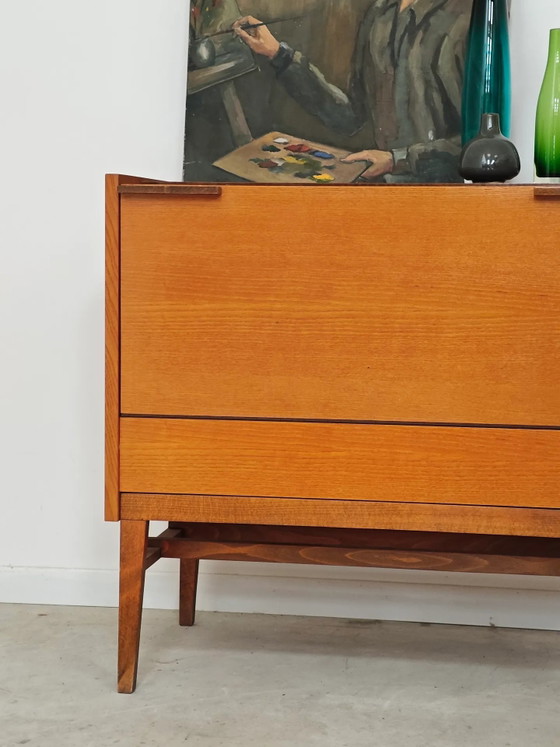 Deken kist of minibar Frantisek Mezulanik voor Up Zavody 60 – Barkrukken, Wood, Mid Century Modern (photo 23 of 30)