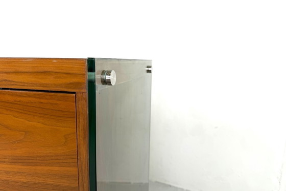 Image 1 of Sideboard on glass feet, France-1990s
