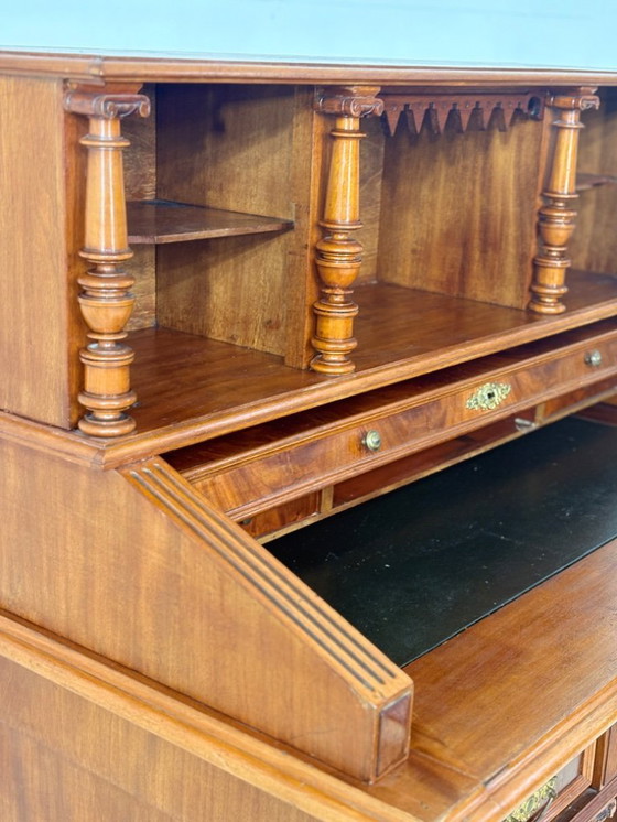Image 1 of Gründerzeit bureau, tafel, kantoorbureau, secretaressebureau, antiek, circa 1880